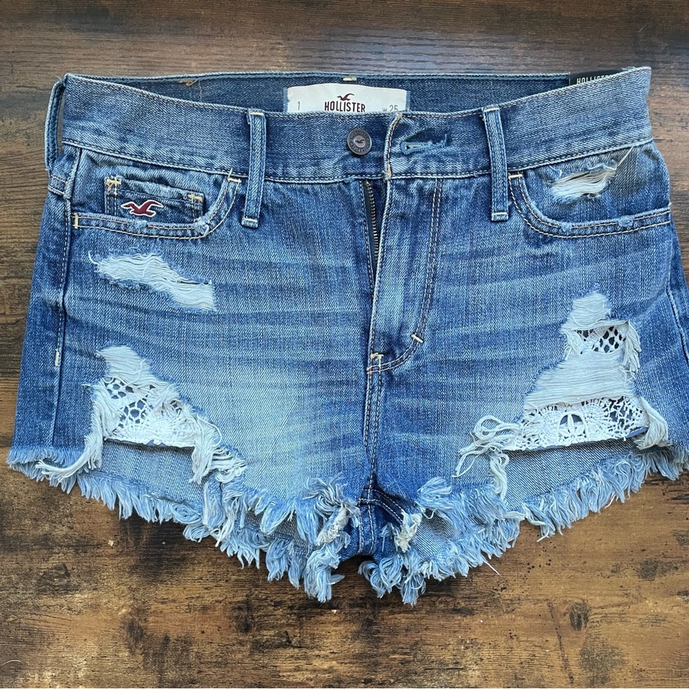 Denim shorts Hollister